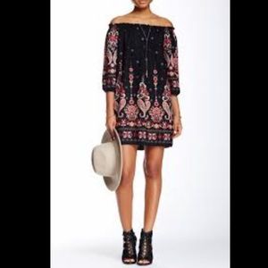 Soprano Off the Shoulder Mini Dress